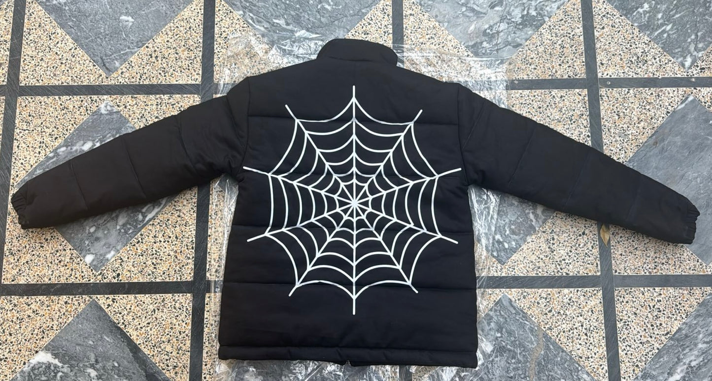 XBRAND SPIDER WEB PUFFER JACKETS