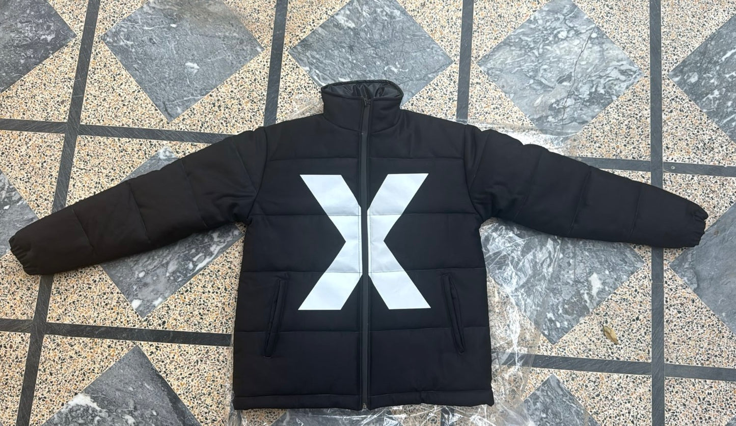 XBRAND SPIDER WEB PUFFER JACKETS