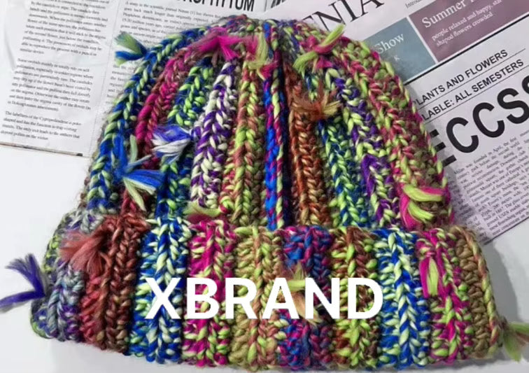 XBRAND "COLORFUL TIMES" BEANIE