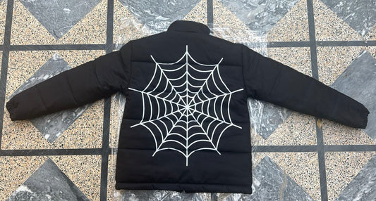 XBRAND SPIDER WEB PUFFER JACKETS